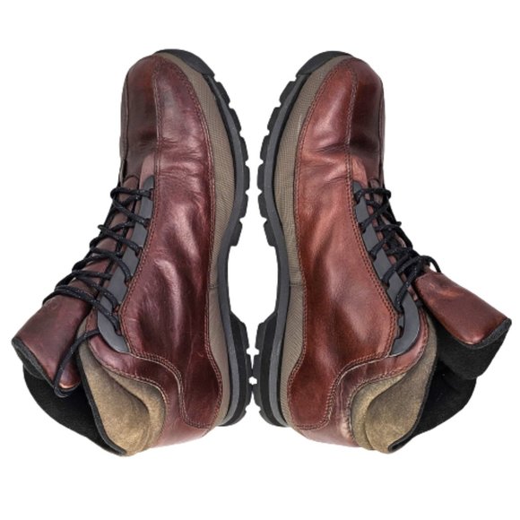 Timberland Mens Euro Dub 85152 Brown Leather Lace Up Hiking Boot Shoes Sz 12 - Picture 6 of 11